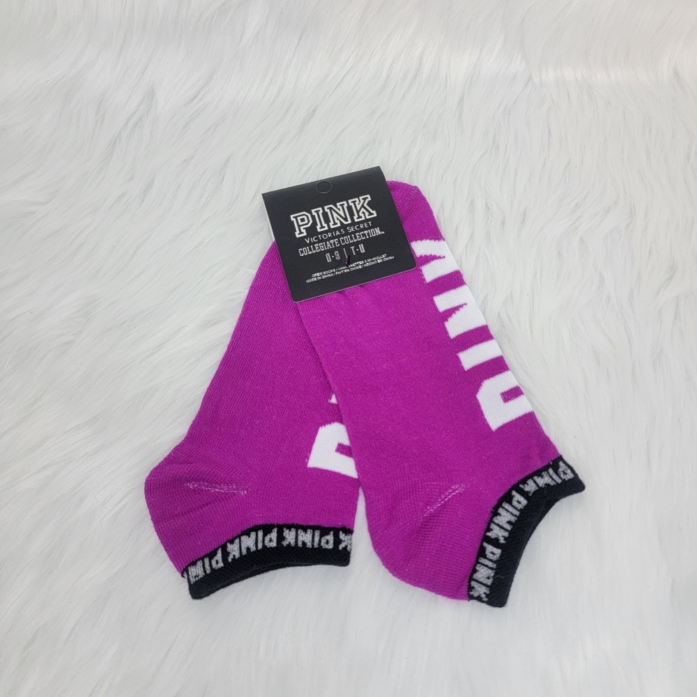PINK Victoria's Secret collegiate collection socks. - Picture 3 of 6